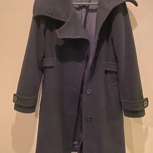 Babaton Black Wool Coat